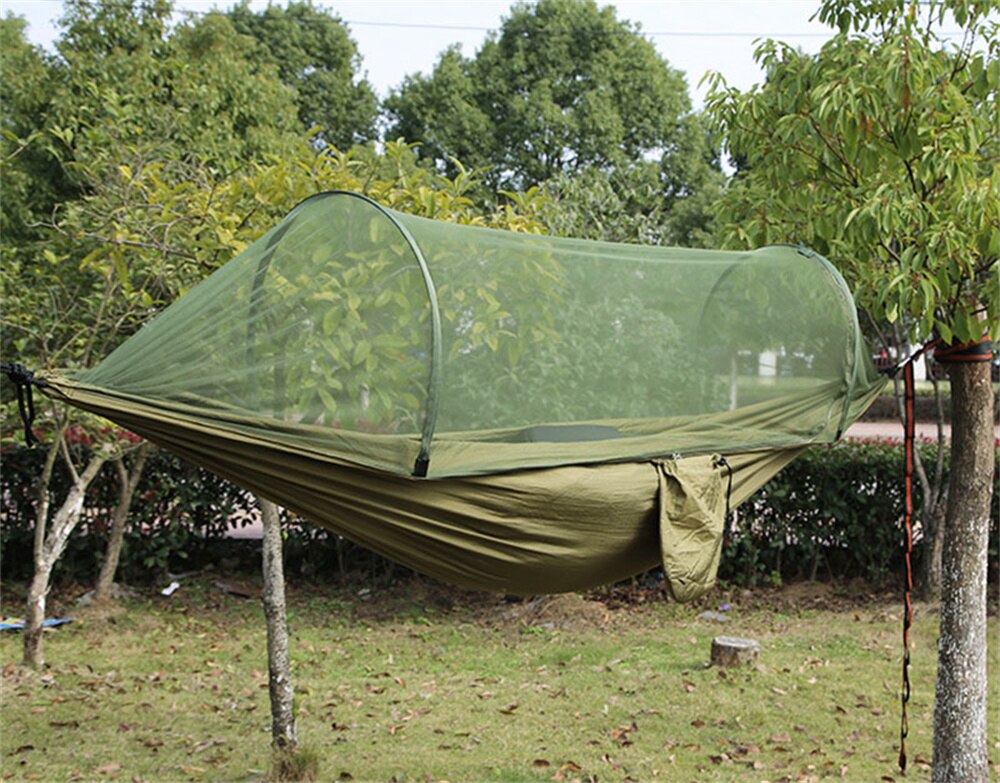 Cheap Goat Tents Parachute Fabric Portable Outdoor Camping Hammock with Mosquito Net  Hanging Swing Sleeping Bed Tree Tent   